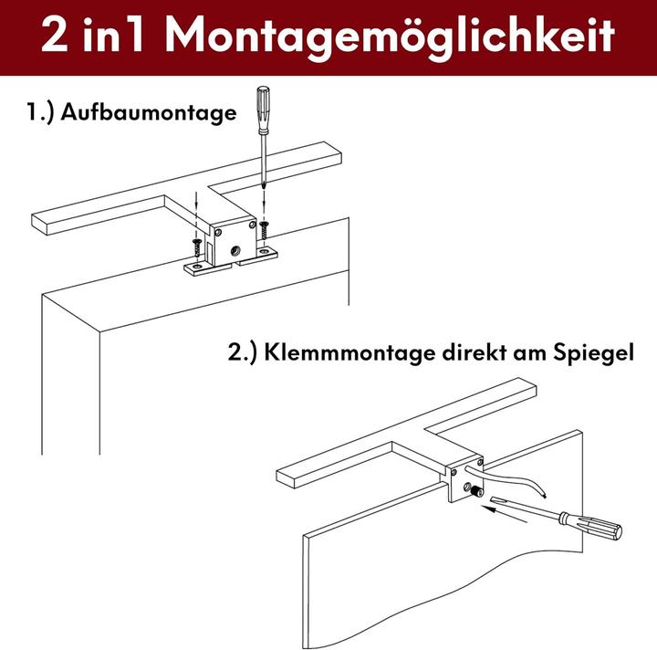 Immagine prodotto Kalb Material für Möbel LED-Badleuchte (1150 lm)