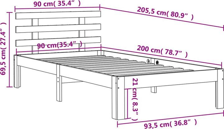 Produktbild vidaXL Valerianas (120 x 190 cm)
