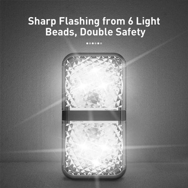 Actual product image Baseus Door open warning light2pcs/packWhite