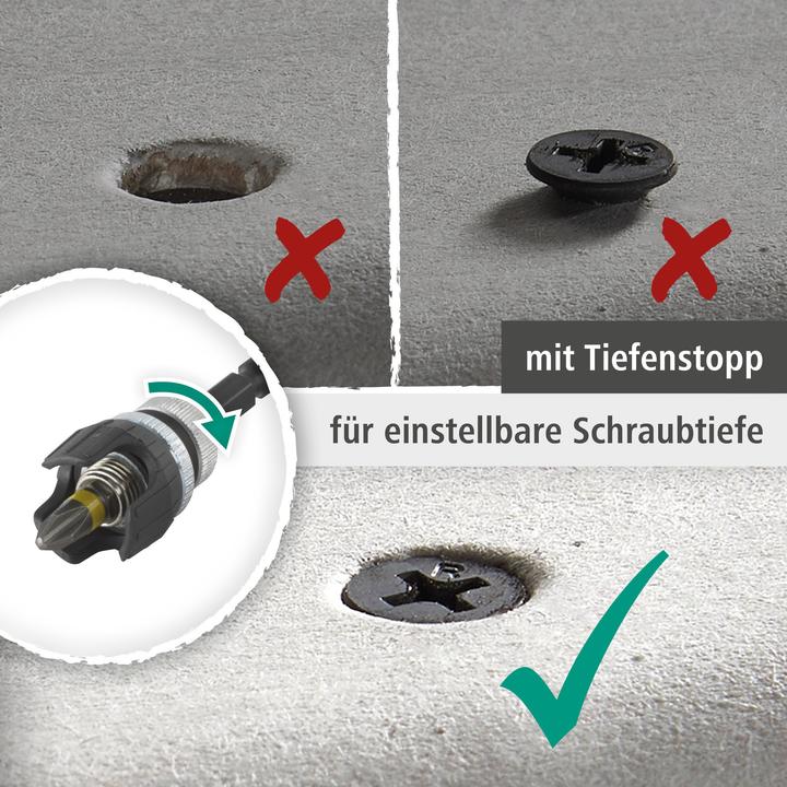 Actual product image wolfcraft 1 screw attachment for interior work (Cross Phillips PH)