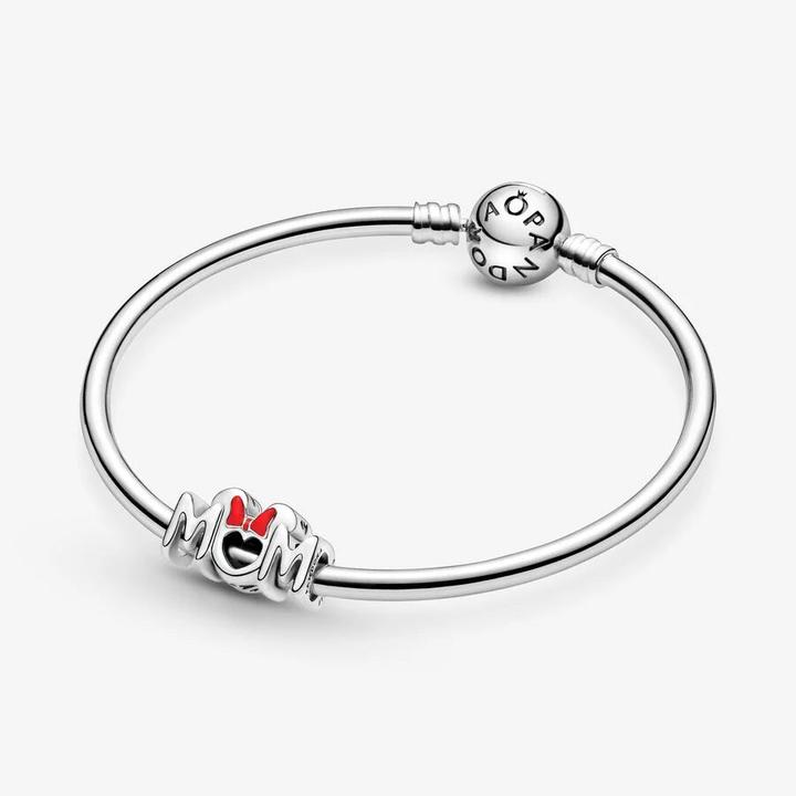 Produktbild Pandora Disney Minnie Mouse Bow & Mum Charm (Silber 925)