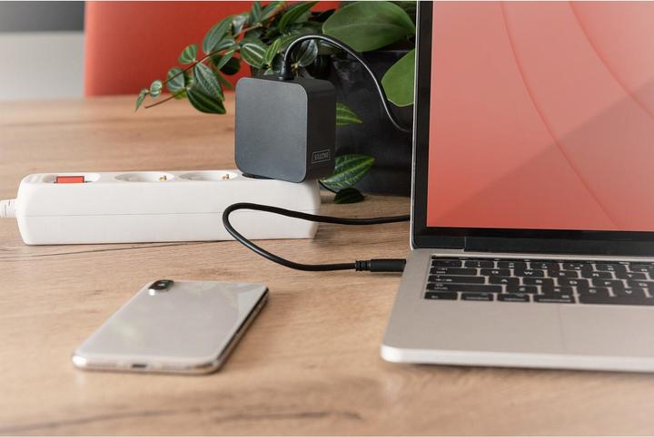 Actual product image Digitus Notebook charger USB-C power supply 65W PD3.0 DA-10071 1.2 m, black (65 W)