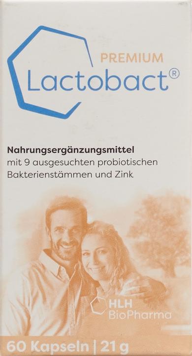 Actual product image Lactobact 60plus capsule (60 Piece, Capsules, 21 g)