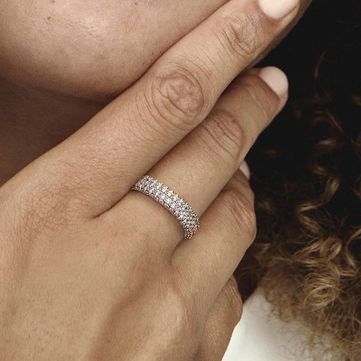 Produktbild Pandora Timeless Doppelreihiger Pavé Ring (56)