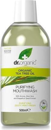 Image du produit Dr. Organic Bain de bouche à l'arbre à thé 500ml (500 ml, Rince-bouche)