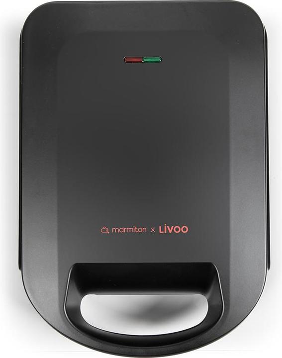 Produktbild Livoo 3-in-1-Gerät für Waffeln, Croques und Toast – für 4 Personen – x Marmiton