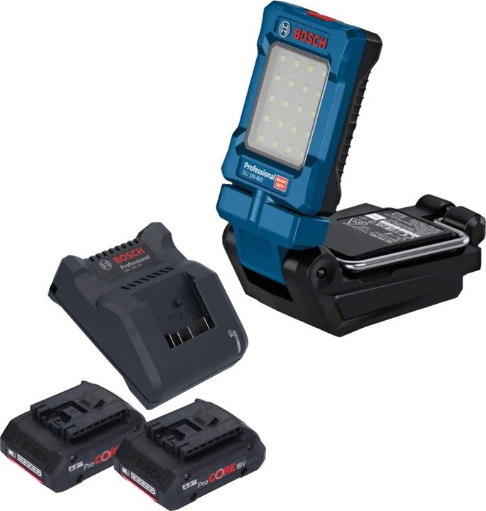 Actual product image Bosch Professional Bosch GLI 18V-800 Professional cordless lamp 18 V 800 lm + 2x ProCORE rechargeable battery 4.0 Ah + (800 lm)