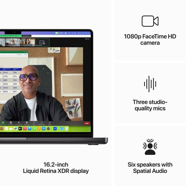 Produktbild Apple MacBook Pro - Late 2023 (16", M3 Pro, 36 GB, 1000 GB, CH)