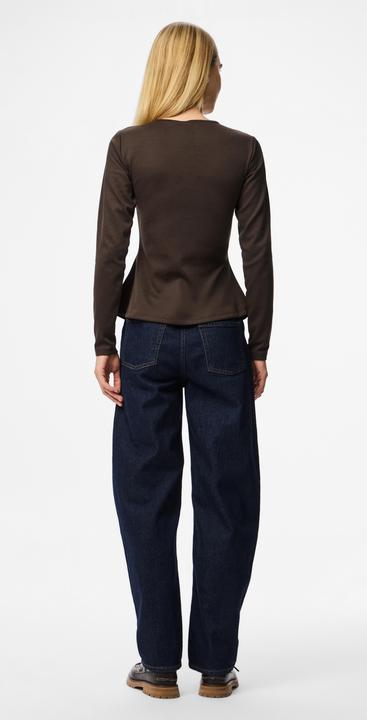 Immagine prodotto Pieces PCLUCCI PEPLUM Oberteil mit langen Ärmeln (M)