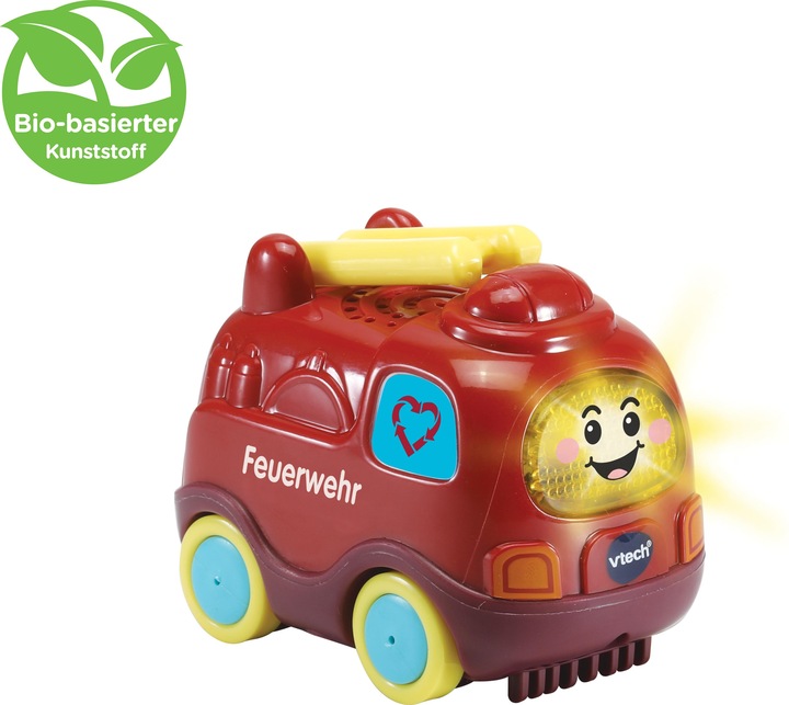 Produktbild VTech Tut Tut Baby Flitzer - Feuerwehr (aus bio-basiertem Kunststoff)