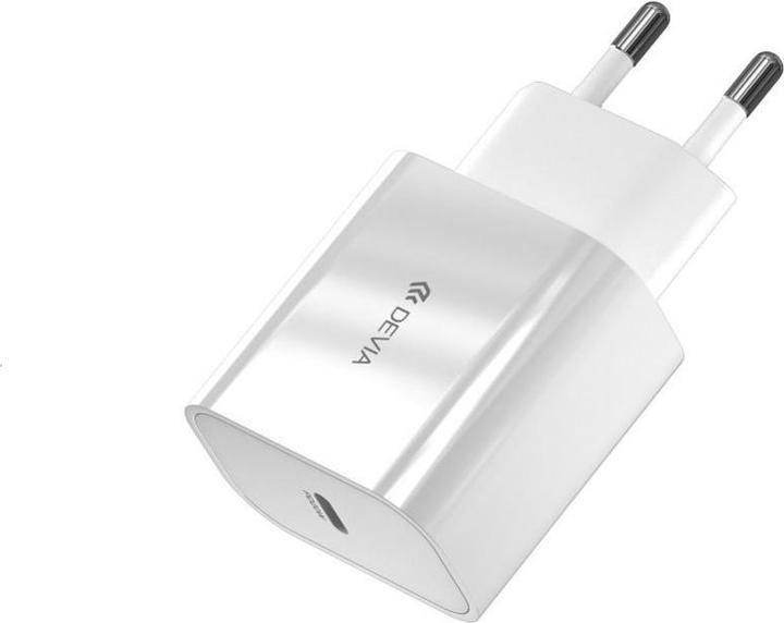 Produktbild Devia Wandladegerät Smart PD 1x USB-C 20W weiss (20 W, 1 Port)
