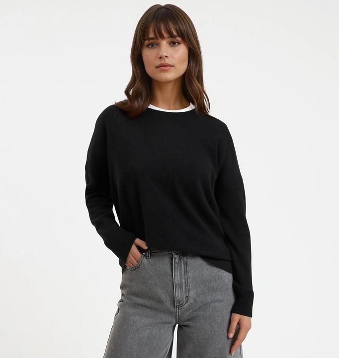 Image du produit La Redoute Collections Kaschmir-Pullover mit rundem Ausschnitt (S)