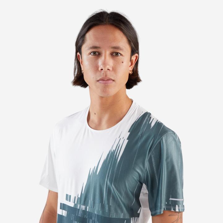 Immagine prodotto Kiprun Laufshirt kurzarm Langstrecke Herren - Run 900 Ultra beige Print (M)