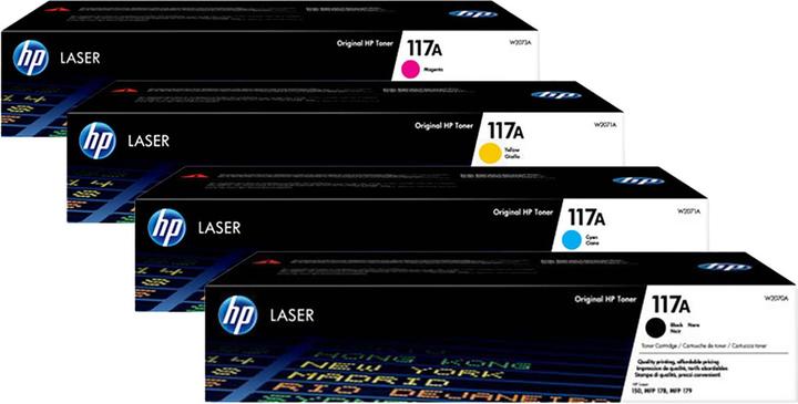Produktbild HP 117A Set (BK, C, M, Y)