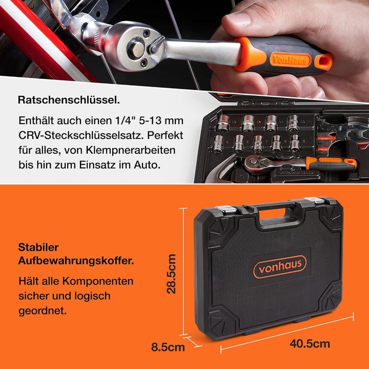 Actual product image VonHaus Werkzeugset (120 pieces)