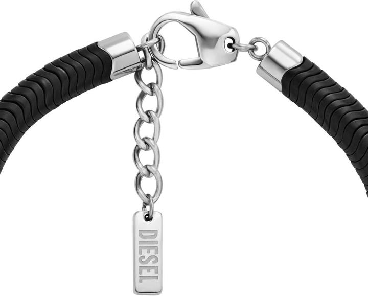 Immagine prodotto Diesel Armband D LOGO (18.30 cm, Acciaio inossidabile, Pietra colorata)