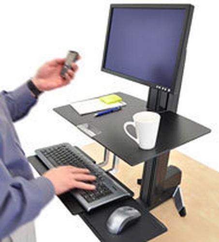 Produktbild Ergotron desk stand, WORKFIT-S, Single LD, adjustable, 24 inch VESA + (24", 8.20 kg)
