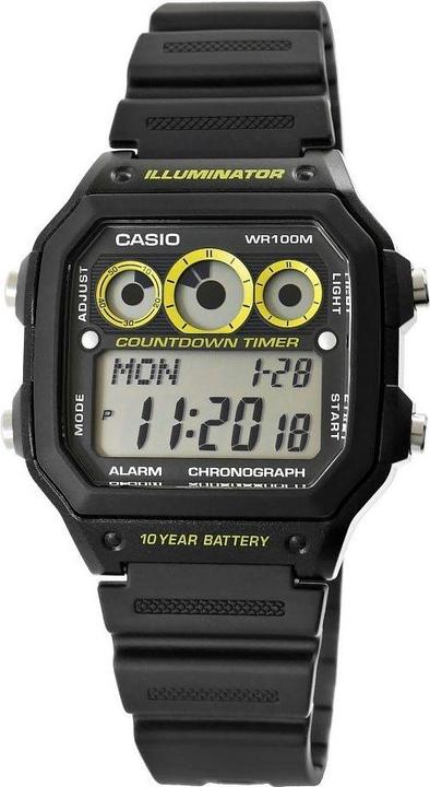 Actual product image Casio Ae-1300wh-1avef (Digital watch, 42.10 mm)