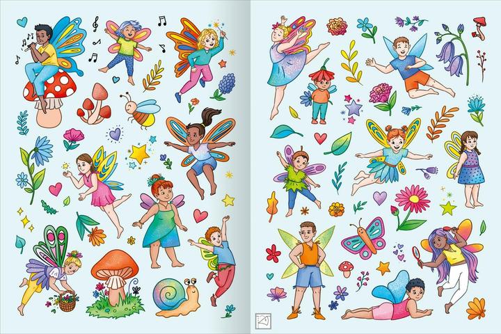 Actual product image My dazzling sticker book - Fantastic fairy world
