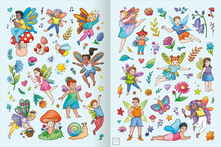 Produktbild Mein schillerndes Stickerheft – Fantastische Feenwelt