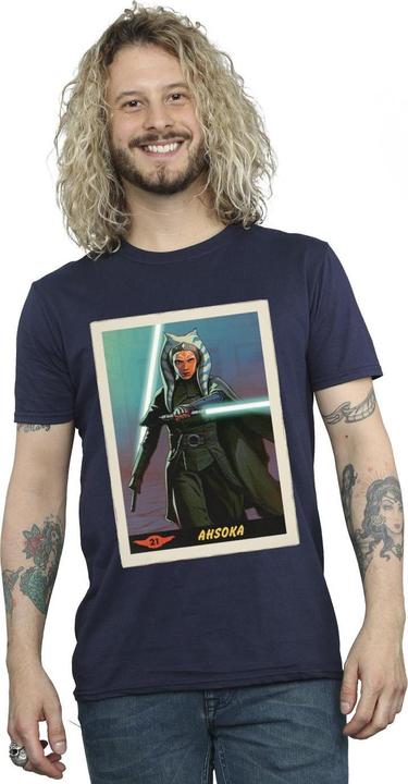 Actual product image Star Wars Mens The Mandalorian Ahsoka T-Shirt (4XL)