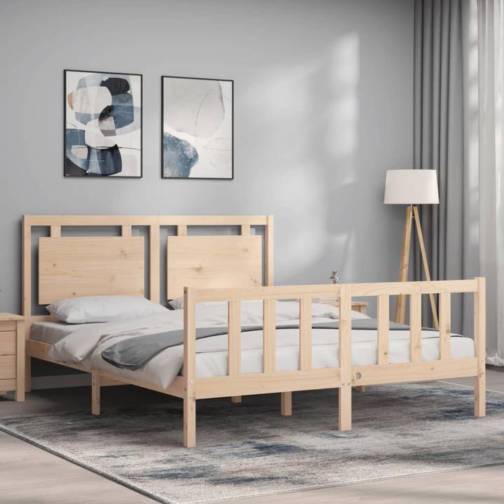 Produktbild vidaXL Bettrahmen (150 x 200 cm)