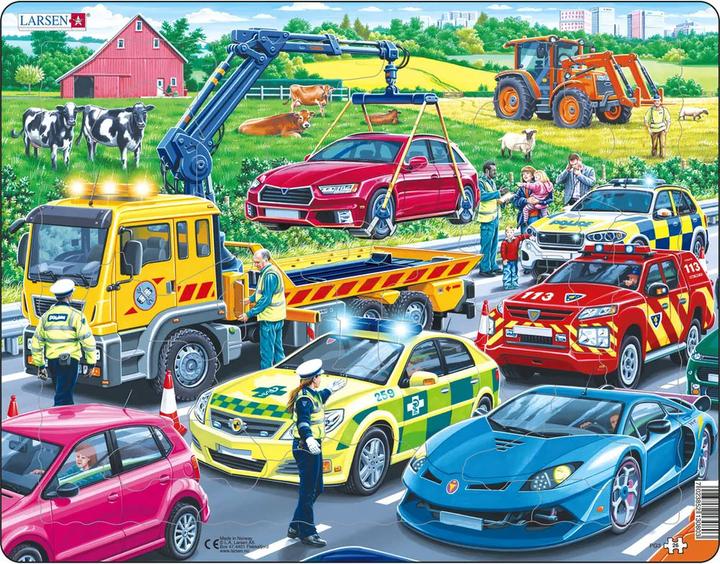 Productafbeelding Larsen Reddingsvoertuigen op de snelweg (26 onderdelen)