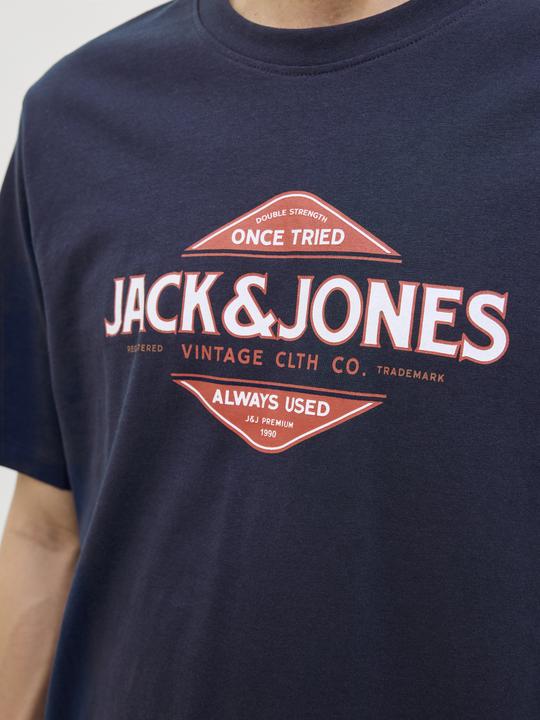 Actual product image Jack & Jones Gedruckt Rundhalsausschnitt T-shirt T-shirt (XL)