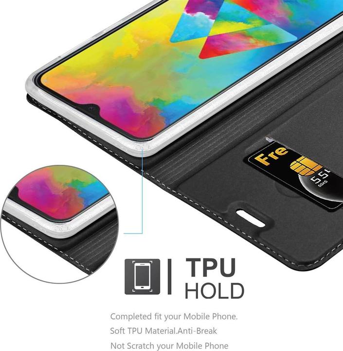 Actual product image Cadorabo Book Classy Style Cover (Samsung Galaxy M30s, Samsung Galaxy M21)
