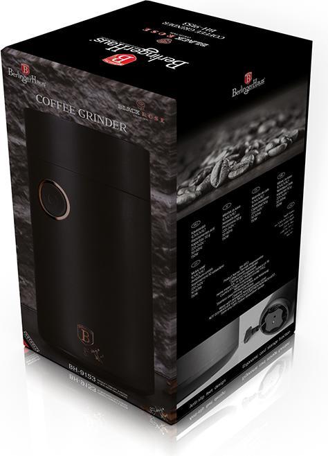 Produktbild BerlingerHaus Coffee grinder ELECTRIC COFFEE GRINDER Black ROSE EDITION BH