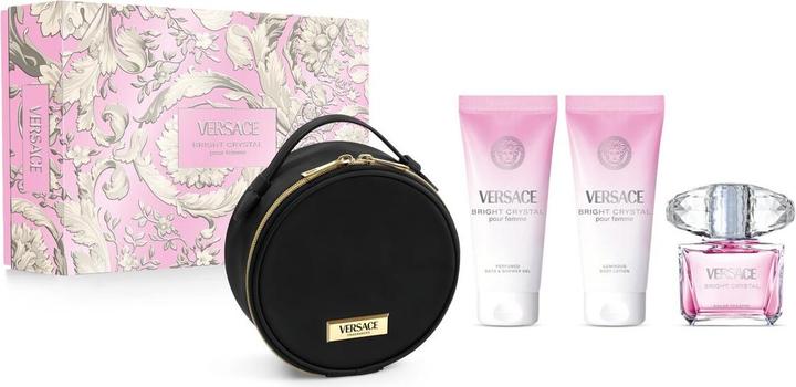Versace Bright Crystal Giftset (Body care set, Perfume set)