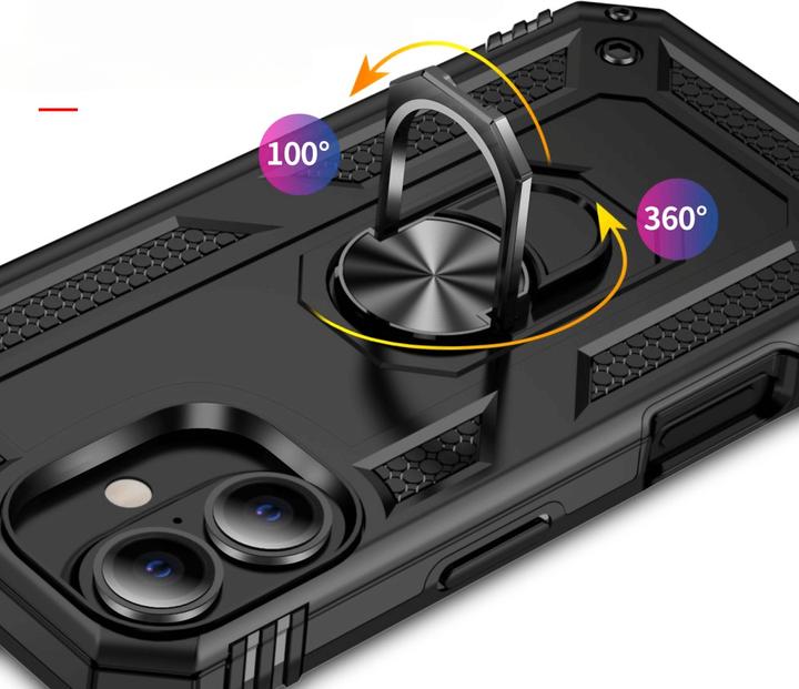 Produktbild Cover-Discount iPhone 16 - Robustes Back Cover mit Kickstand (Apple iPhone 16)