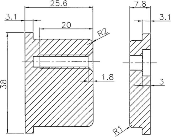 Produktbild Schlegel Blindzylinder-Set Türdicken 35-110 mm Aluminium Druckguss kürzbar (Blindzylinder, Einsteckschloss, Profilzylinder)
