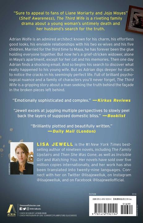 Produktbild The Third Wife (Englisch, Lisa Jewell, 2016)