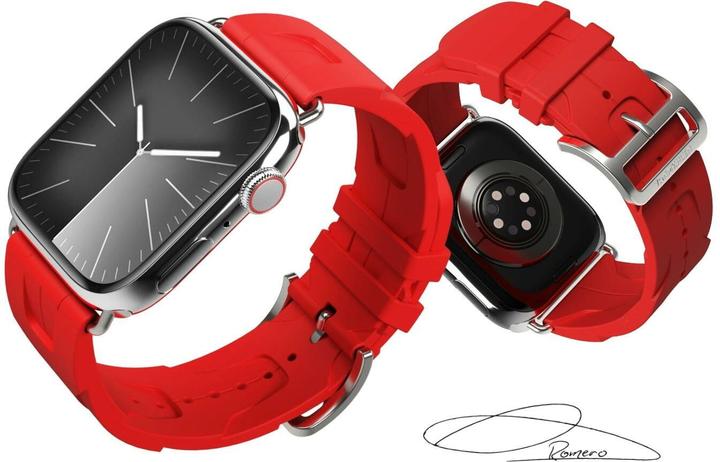 Actual product image Vonmählen A. R. Exclusive Band - 40|41|42mm - One Size (Silicone, Stainless steel)