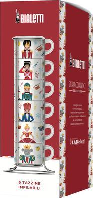 Actual product image Bialetti Nutcracker Set 6 Stackable Cups