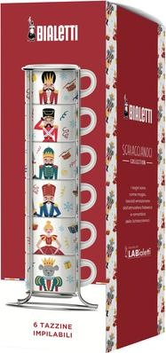 Immagine prodotto Bialetti Schiaccianoci Set 6 Tazzine Impilabili