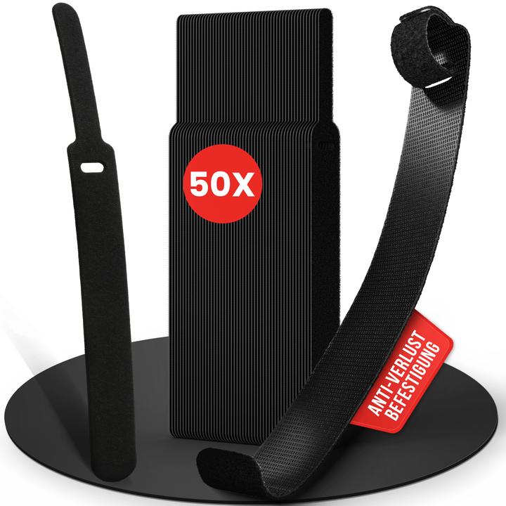 Actual product image Label-the-cable LTC hook and loop cable ties (Velcro cable ties, 170 mm, 50 pcs.)