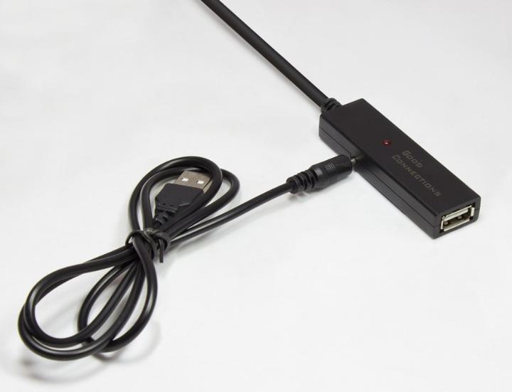 Actual product image Good Connections Alcasa GC-M0132 USB Cable 10 m USB A Male Female Black (10 m, USB 2.0)