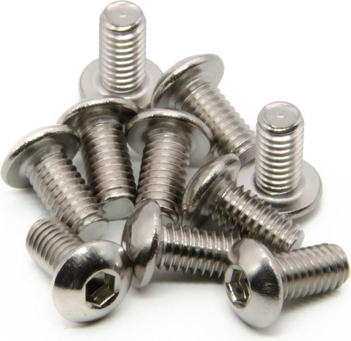 Immagine prodotto Purecrea 10 pezzi set di viti a testa bombata M4x8mm in acciaio inox