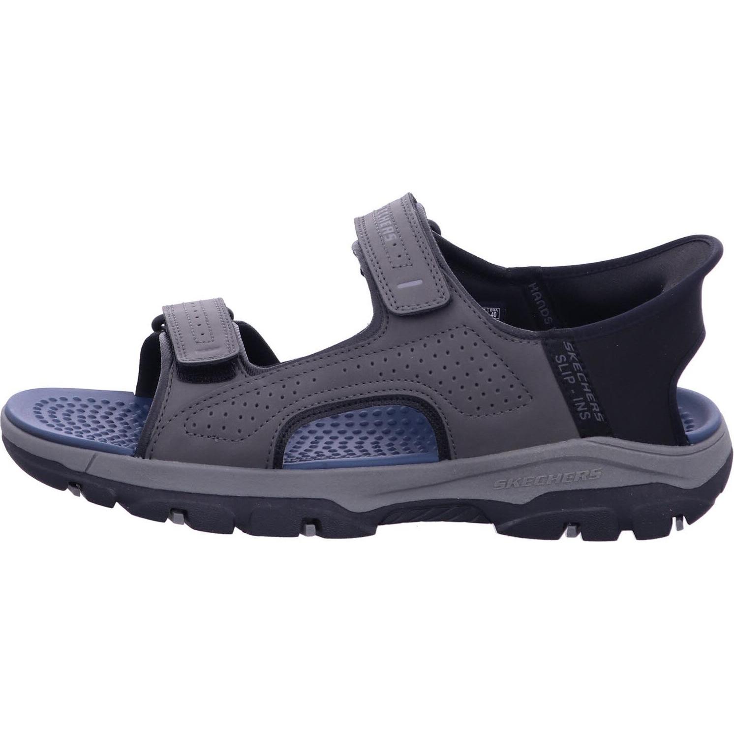 Skechers, Uomini, Mocassini, Slip-ins Tresmen - Reece - Heren Sandalen - Grijs, Grigio, (45)