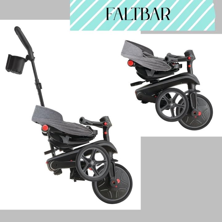 Image du produit Globber Explorer 4 en 1 Pliable Noir Gris