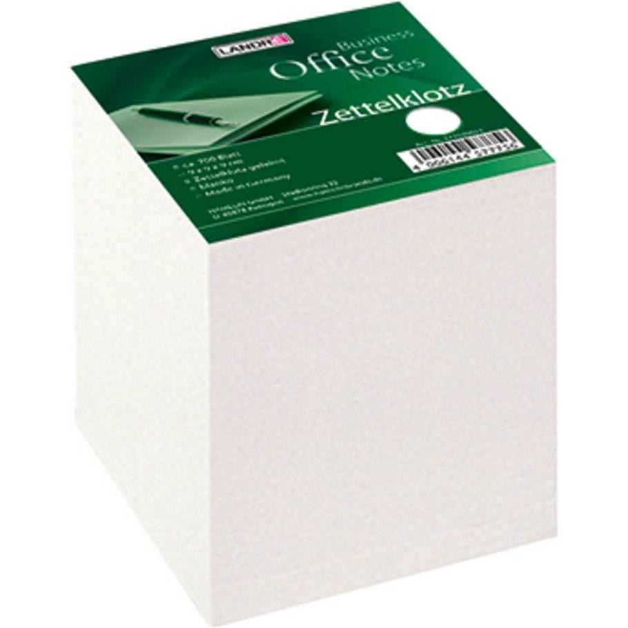 Thumbnail - Landré, Haftnotiz, Office 9x9x9 cm geleimter Zettelklotz (9 x 9 x 9 cm)
