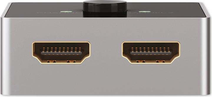 Produktbild Goobay Manuelle HDMI-Umschaltbox 2 auf 1 4K @ 60 Hz
