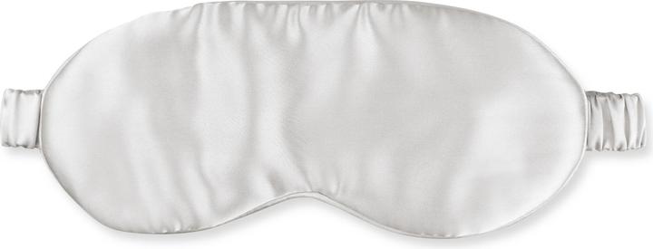 Actual product image Ailoria BEAUTY SLEEP SET Silk Zipper Pillowcase (80x80) (white) with eye mask (Bedding set, 80 x 80 cm)