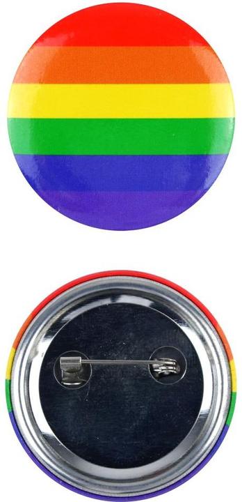 Actual product image Henbrandt Regenbogen Anstecker 4cm
