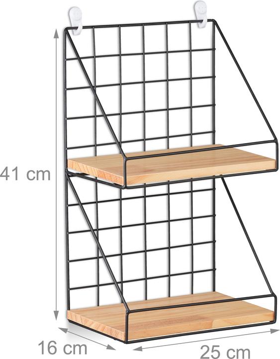 Produktbild Relaxdays Wandregal (25 x 26 x 41 cm)