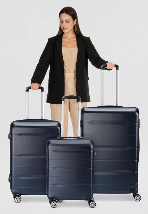 Actual product image Benzi 5583 4 Rollen Kofferset 3-teilig (182 l)
