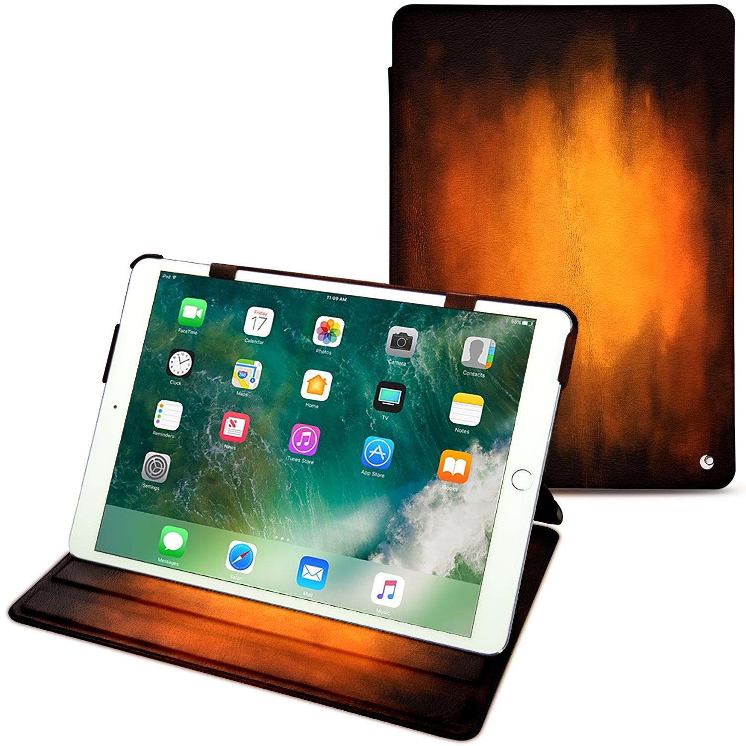Noreve Lederschutzhülle horizontal (iPad Pro 10.5), Tablet Hülle, Violett