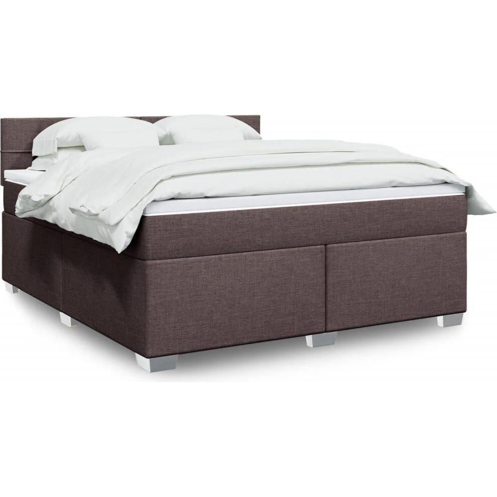 VidaXL, Bett, Bo x springbett mit Matratze 180 x 200 cm Stoff (180 x 200 cm)